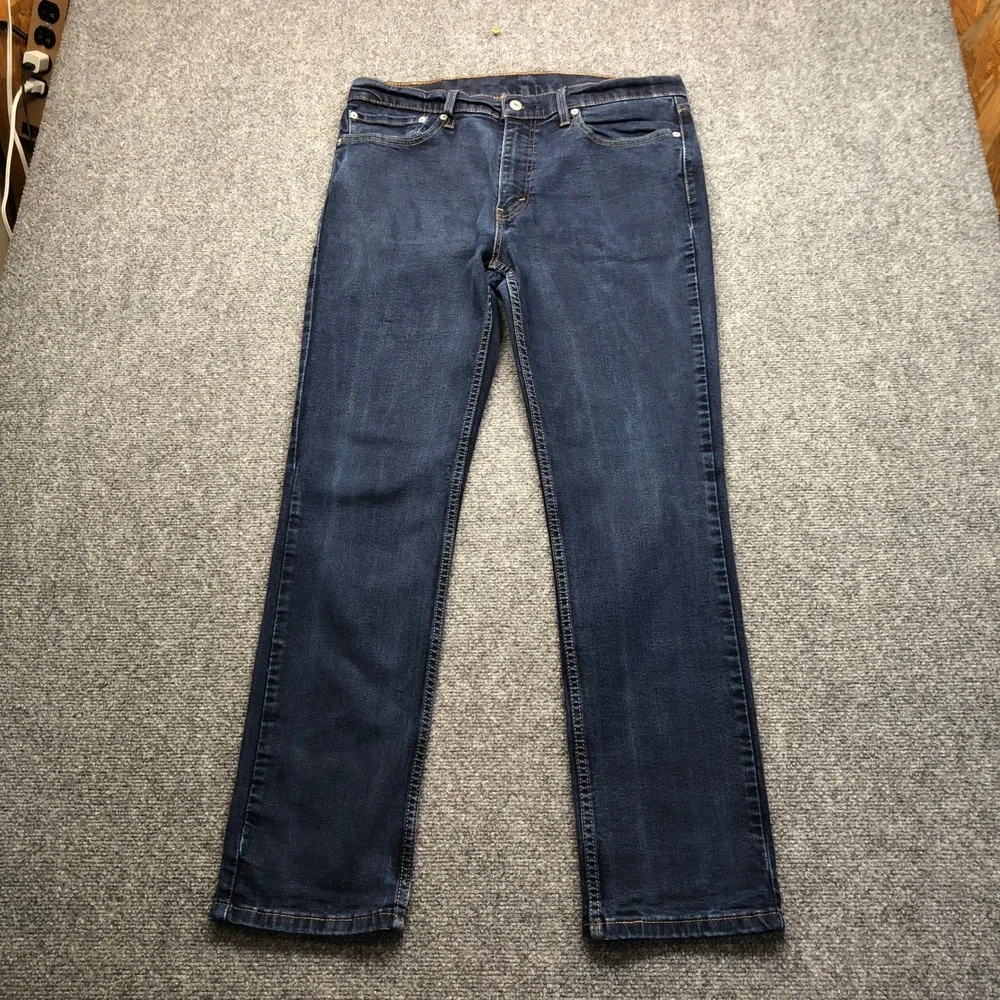 Levis 511 Slim Fit Jeans Mens 36x32 Dark Wash Blue Denim Pants